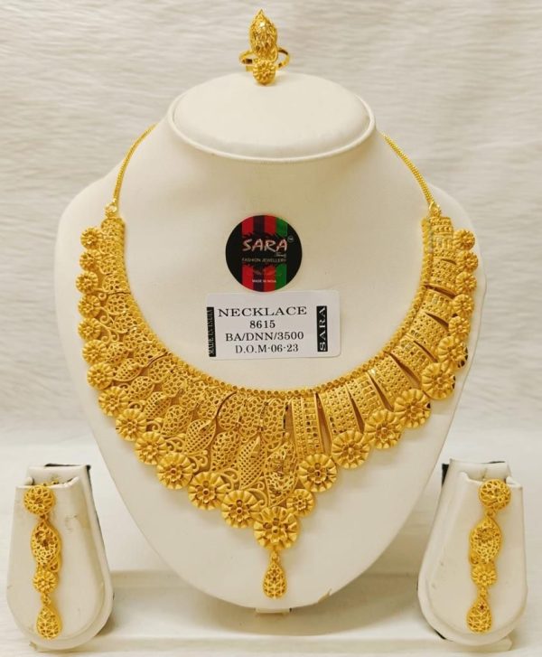 Gold plated Necklace set